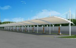 嵊州市膜结构停车棚